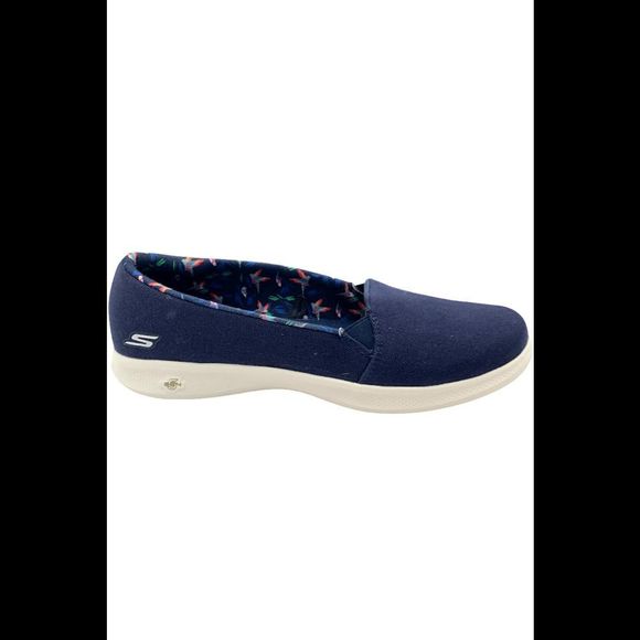 Skechers GO Step Lite Slip-On Shoes Eden Navy - Medium - Picture 1 of 5